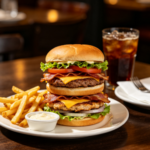 Classic Triple-Decker Club Sandwich