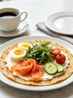 Nordic-Style Open-Faced Flatbread