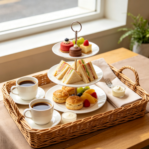 Afternoon Tea Delivery Basket (Serves 2–3)
